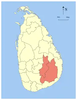 Location within Sri Lanka
