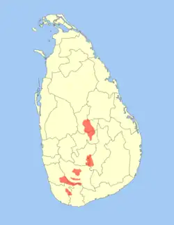 Map of range