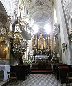 Baroque-rococo architecture inside