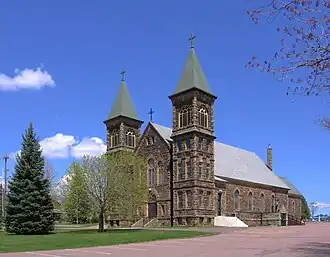 Saint-Anselme church, Dieppe (1840).