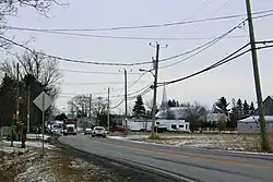 Rue Principale in Saint-Mathieu