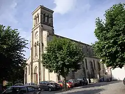 The church in Saint-Fortunat-sur-Eyrieux