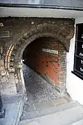 Norman arch at No 11 St Mary's Hill