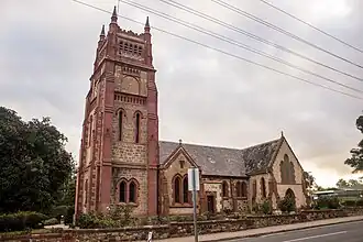 St Andrew's Anglican church in the heart of Walkerville