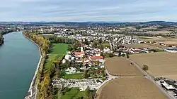 South view of St. Florian am Inn