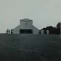The new St. Margaret of Cortona Church, viewed from its front at 1600 Hague Ave