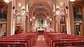 Interior with aisle