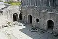 St. Nicholas Church courtyard from high