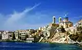Seaside view of Saint Nicholas Cathedral
