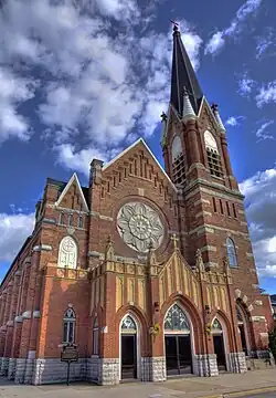 View of the St. Willebrord Catholic Church.