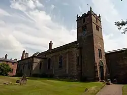 Photograph of St Andrew's Church in Weston, where Honora is buried. Taken in 2010