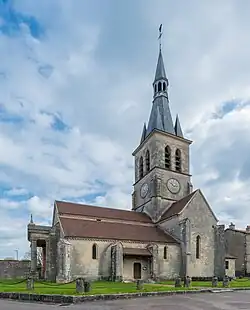 The church in Coulmier-le-Sec
