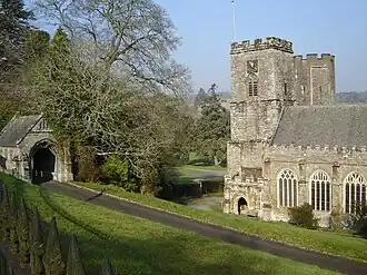 St German Church and arched entrance