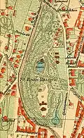 Map of St. Hanshaugen Park (1917)