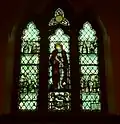 The 1983 east window dedicated to John Mackie