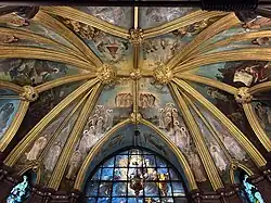 The St. Joseph of Arimathea Chapel ceiling