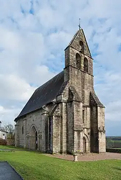 The church of Saint-Just, in Saint-Just-le-Martel
