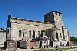The church in Saint-Martin-de-Laye
