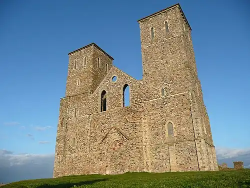 Monastery dedicated to St. Mary, in Reculver, where Saint Brithwald was Abbot.