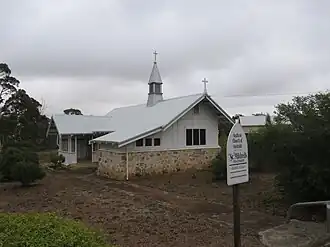 The heritage listed St Mildred's Anglican Church in Tenterden in 2021