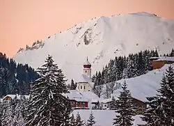 Church St.&nbsp;Nikolaus in the winter