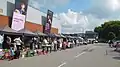 Stalls outside Gorton Market