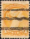 Canada, 1870: Early heavy cancel for bulk purchase