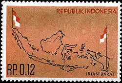 Image 51Rp 0.12 Indonesian stamp of 1963. (from Western New Guinea)