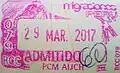 Entry stamp