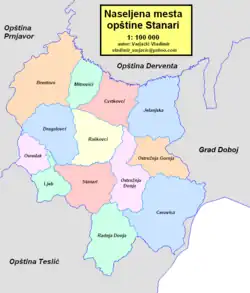 Municipality map