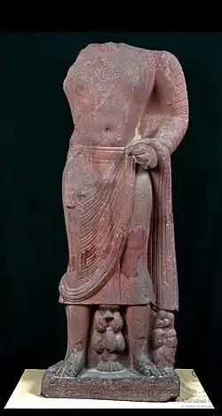 Kanishka I: Kosambi Bodhisattva, inscribed "Year 2 of Kanishka" (AD 129).[121]