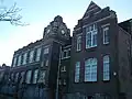 Stanford Road school, built in 1893. Notice the entrance marked "BOYS". [1]