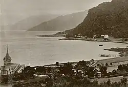 View of the village of Stangvik (early 1900s)