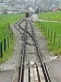 lower section funicular tracks