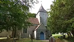 The church of St. Mary the Virgin at Stansted(Kent), England. August 2025.
