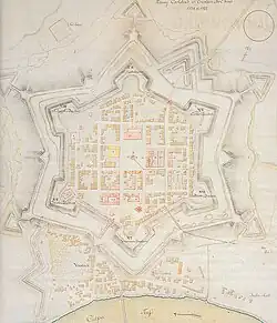 Renaissance star-shaped fortress in Karlovac