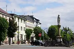 Main square of Baborów