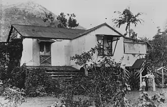 The house "Inglenook" with the mountain in the background, 1909