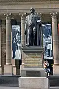 Statue of Redmond Barry, State Library of Victoria.