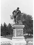 The statue at its original location, Victoria Square, Adelaide