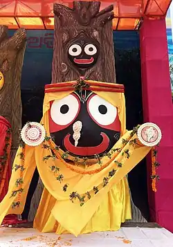 Krishna as Jagannath at Bhubaneswar