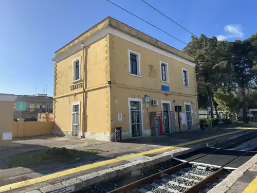 Boxy two-story building