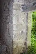 Wall construction at portal level