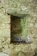 The niche near the apse