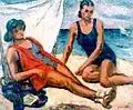 Women on the beach