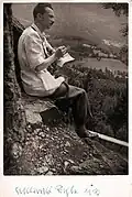 Stefan Wolski is writing - Szklarska Poręba 1950