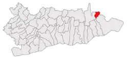 Location in Călărași County
