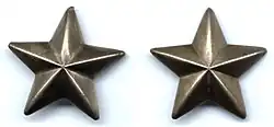 The stars of the uniforms of the Italian Armed Forces, which have their origin in the Stella d'Italia