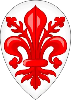 Arms adopted by Guelphs in 1251 of Florence