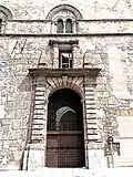Main entrance portal of the Steri on Piazza Marina.